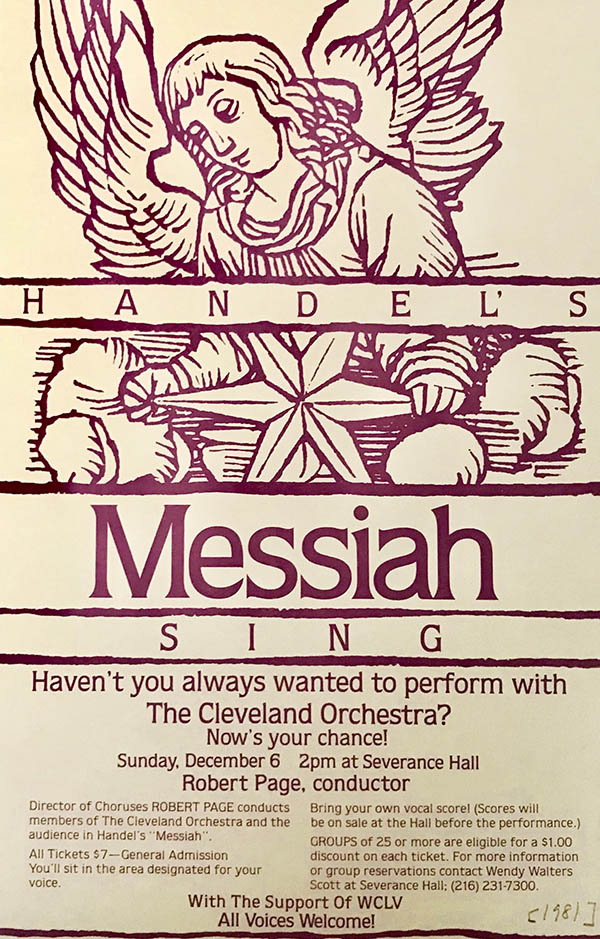  Ad for 1981 “Sing Messiah!” 
