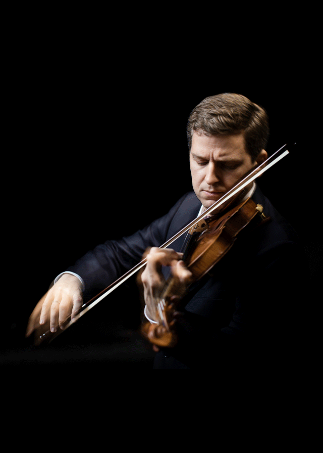 James Ehnes playing violin