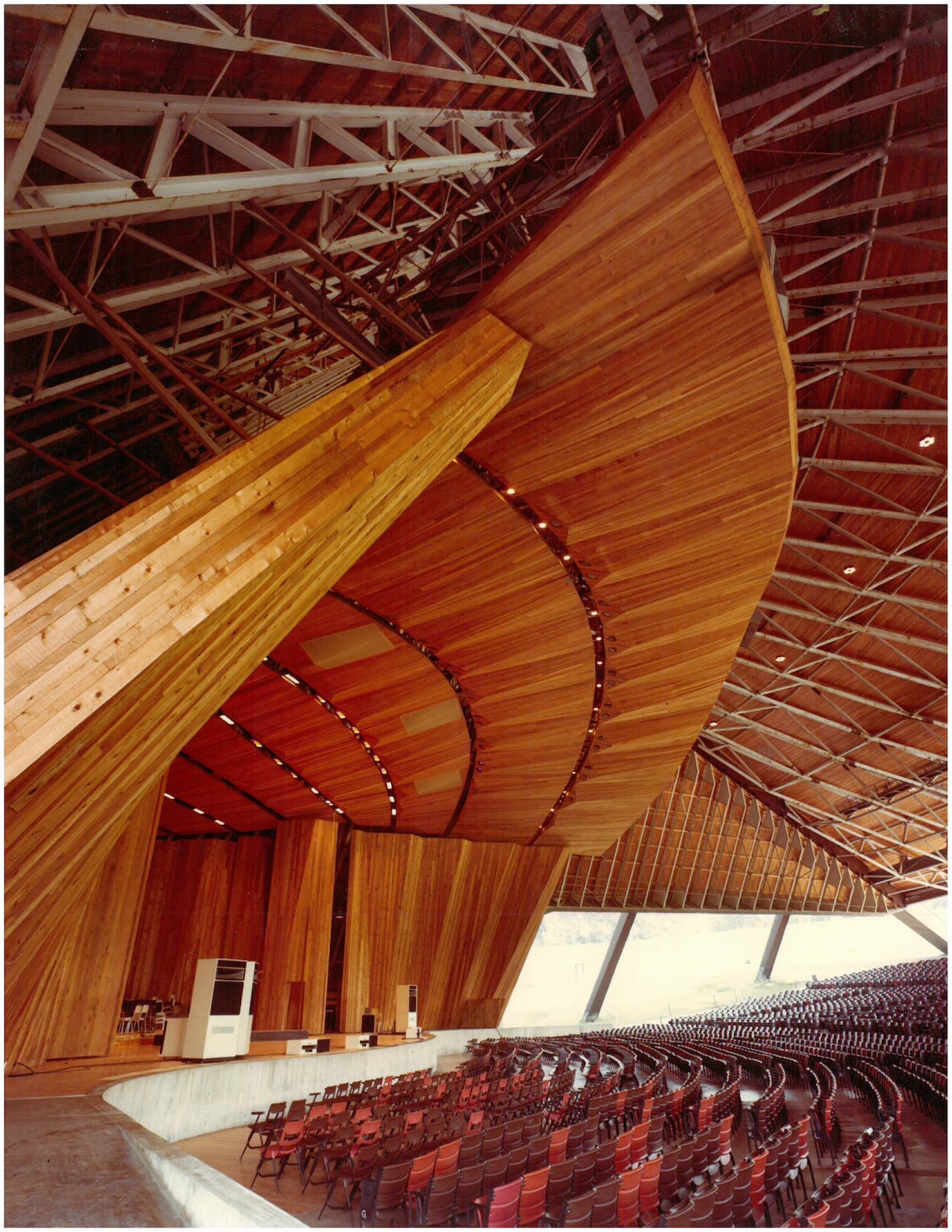 Interior of the Pavilion of Blossom Music Center